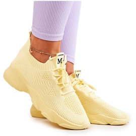 PS1 Pantofi Sport Material Tenisi Galben Nolene