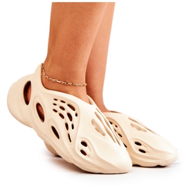 PS1 Pantofi sport ușori din spumă bej pe val PS1 Pantofi sport ușori din spumă bej pe val