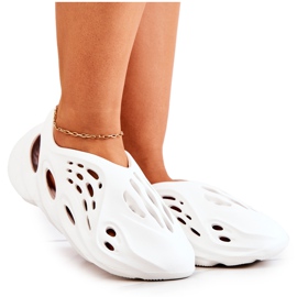 PS1 Pantofi sport ușori din spumă albă pe val