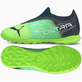 Ghete de fotbal Puma Ultra 3.3 Tt Jr 106531 03 gri, verde verde