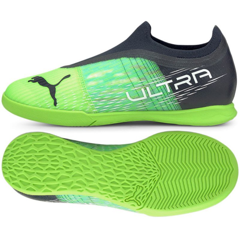 Ghete de fotbal Puma Ultra 3.3 It Jr 106591 04 multicolor verde