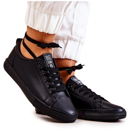 Tenisi din piele Big Star JJ274312 Negri negru Tenisi din piele Big Star JJ274312 Negri negru