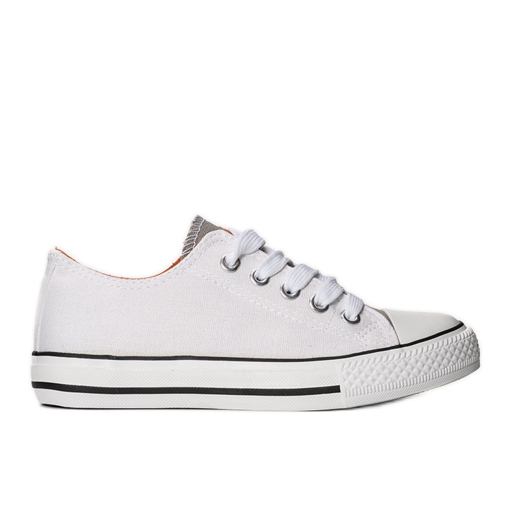 Tenisi albi pentru copii Senco