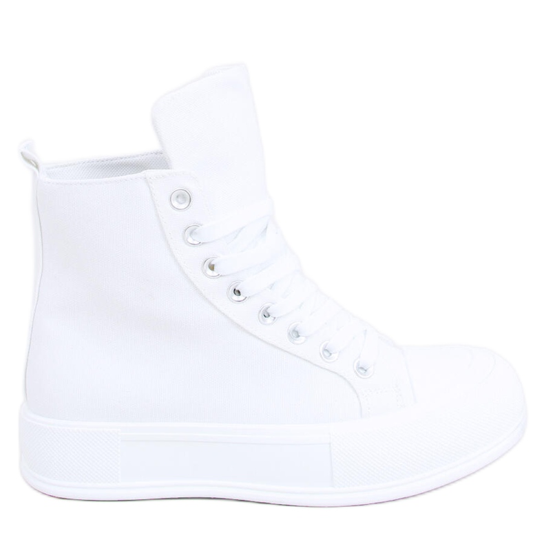 Kenya Tenisi albi din pânză la gleznă