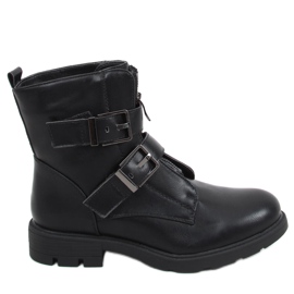 Cizme militare Umroo negre negru Cizme militare Umroo negre negru