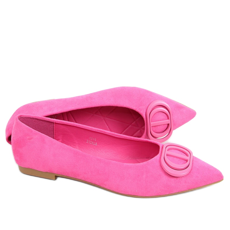 Balerini Arte Fushia cu migdale roz Balerini Arte Fushia cu migdale roz