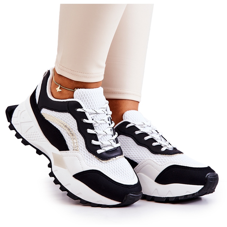 PS1 Pantofi sport Tenisi Alb-negru Revenge PS1 Pantofi sport Tenisi Alb-negru Revenge