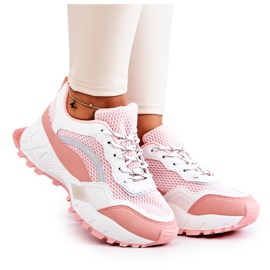 PS1 Pantofi Sport Pantofi Roz și Alb Revenge