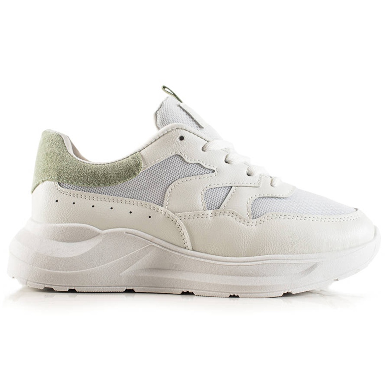 TRENDI Adidași eleganți cu sclipici alb