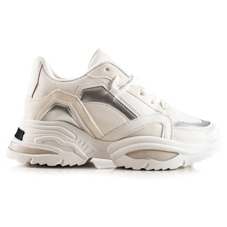 TRENDI Adidași de modă bej alb