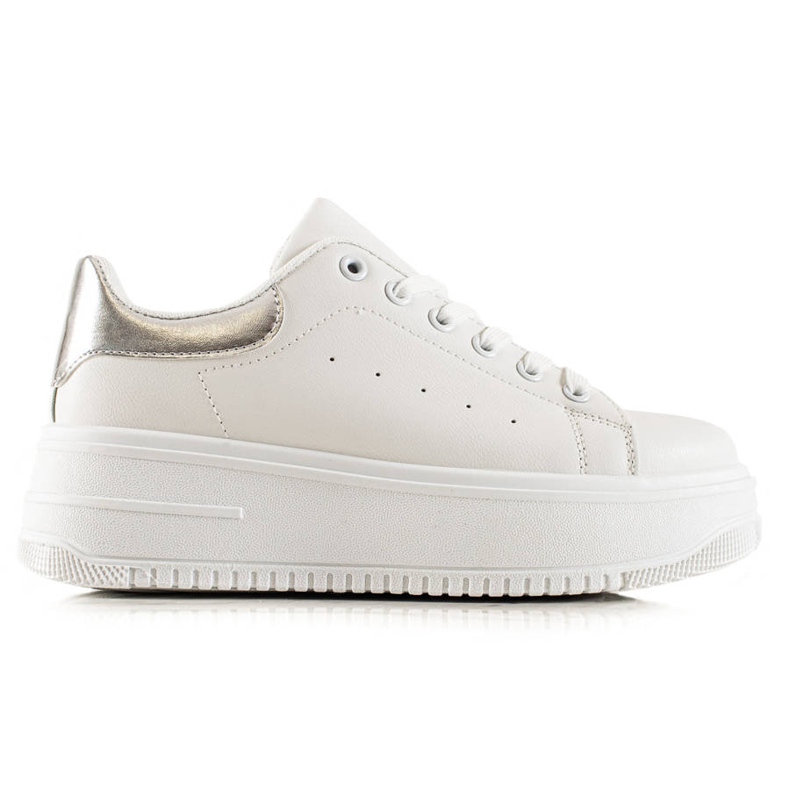 Fashion Adidași la modă pe platformă alb