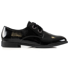 La.Fi Pantofi eleganti cu siret negru La.Fi Pantofi eleganti cu siret negru