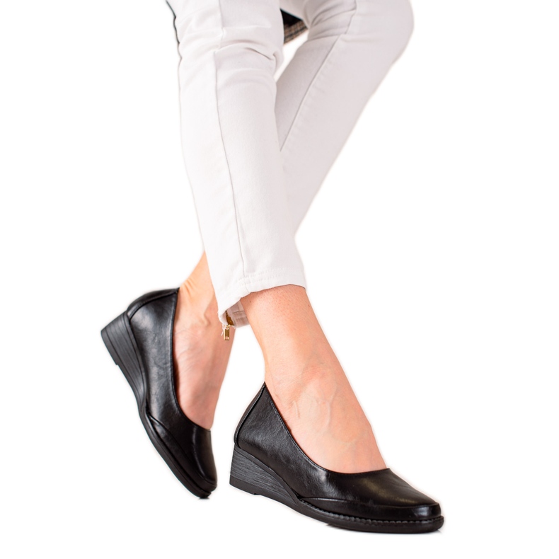 Pompe casual VINCEZA negru