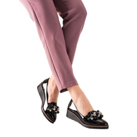 W. Potocki Pantofi eleganți cu pană negru