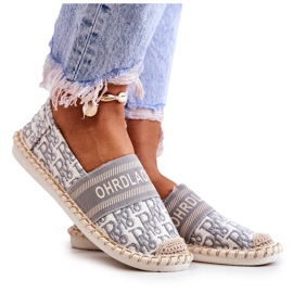 PS1 Espadrile clasice gri Warm Time bej