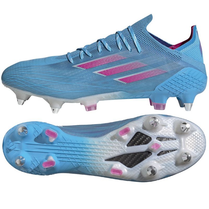 Ghete de fotbal Adidas X Speedflow.1 Sg M GW7471 albastru albastru Ghete de fotbal Adidas X Speedflow.1 Sg M GW7471 albastru albastru