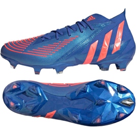 Ghete de fotbal Adidas Predator Edge.1 Fg M H02932 albastru albastru