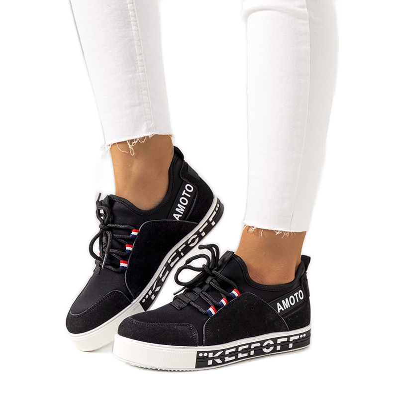 Adidasi de dama Black Burges negru