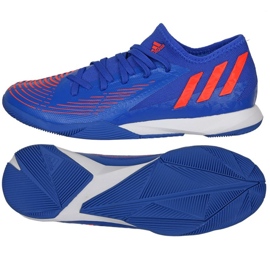 Adidas Predator Edge.3 In M GX0016 ghete de fotbal albastru albastru