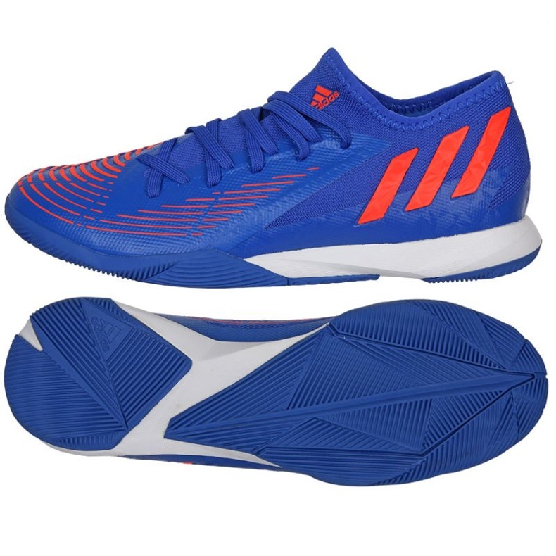 Adidas Predator Edge.3 In M GX0016 ghete de fotbal albastru albastru