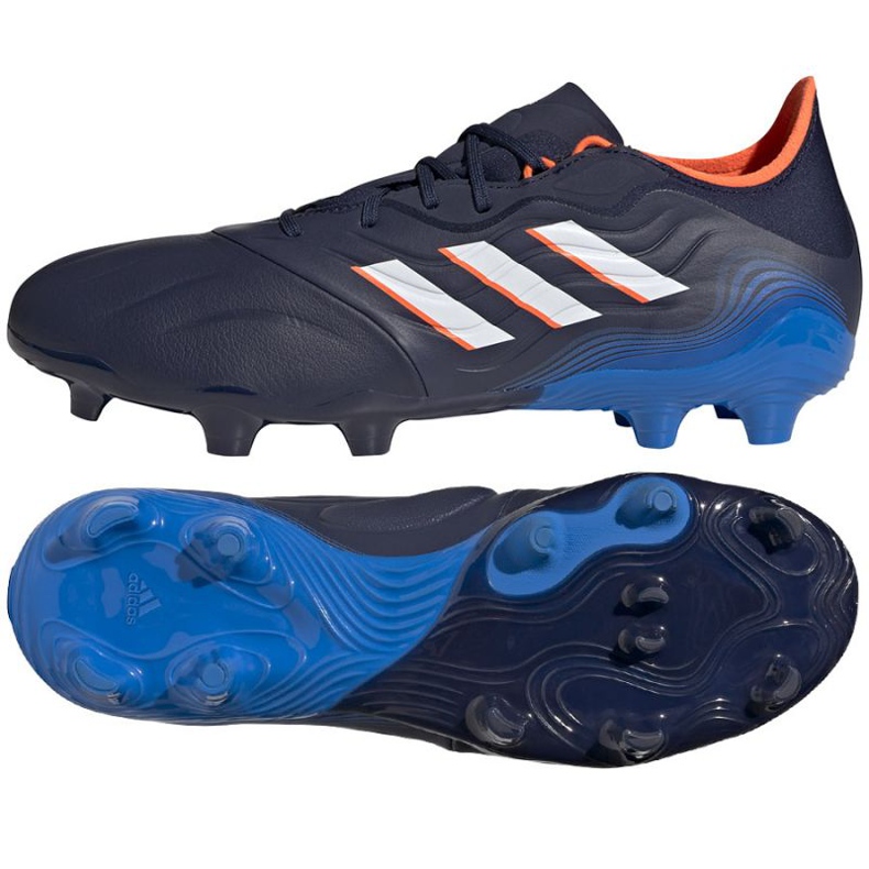 Ghete de fotbal Adidas Copa Sense.2 Fg M GW7388 multicolor albastru și bleumarin