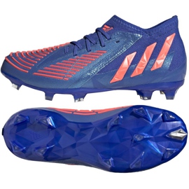 Ghete de fotbal Adidas Predator Edge.1 Fg Jr GW2363 albastru albastru Ghete de fotbal Adidas Predator Edge.1 Fg Jr GW2363 albastru albastru