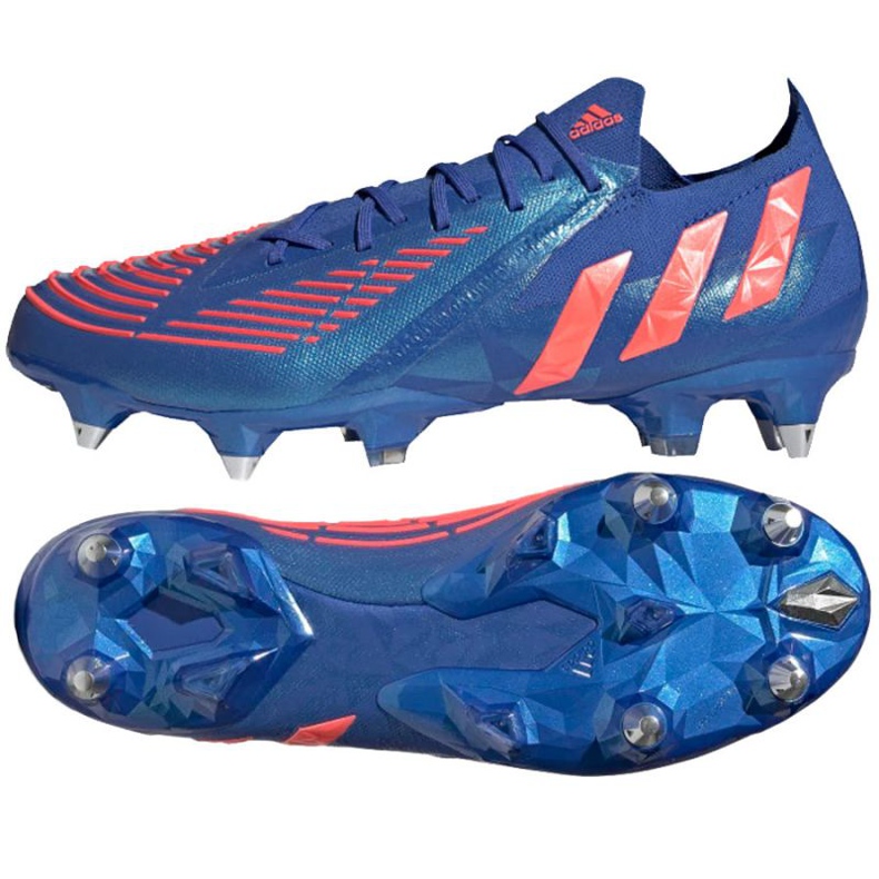 Ghete de fotbal Adidas Predator Edge.1 L Sg M H02973 albastru albastru Ghete de fotbal Adidas Predator Edge.1 L Sg M H02973 albastru albastru