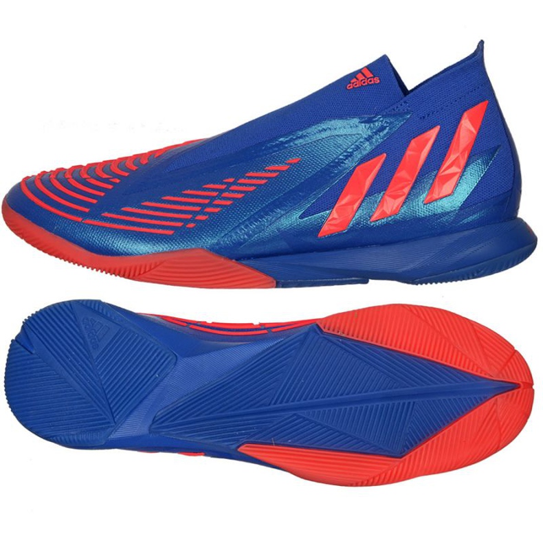 Adidas Predator Edge.1 In M GX0015 ghete de fotbal albastru albastru