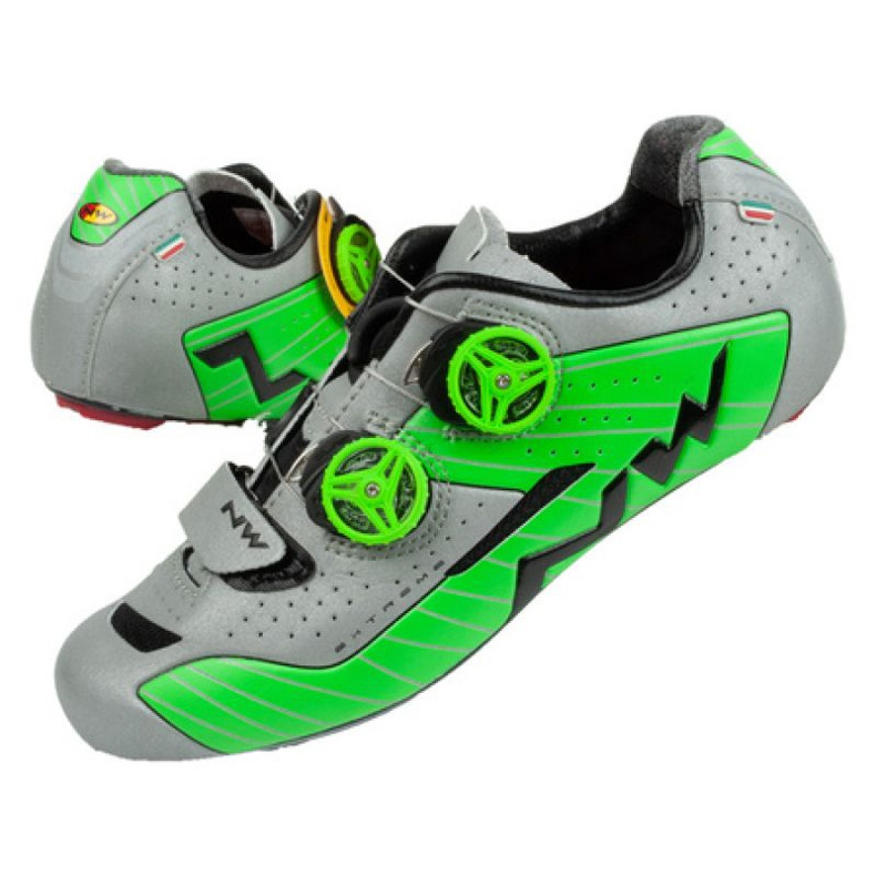 Pantofi de ciclism Northwave Extreme W 80161016 88 gri verde