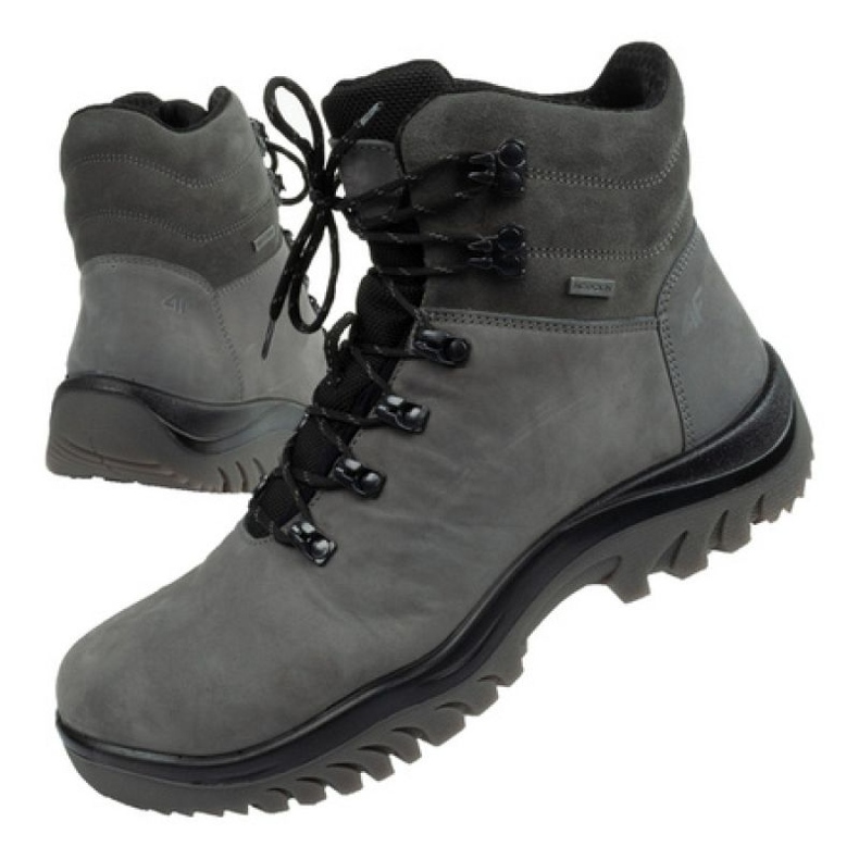 Pantofi de trekking 4F OBMH255 25S gri