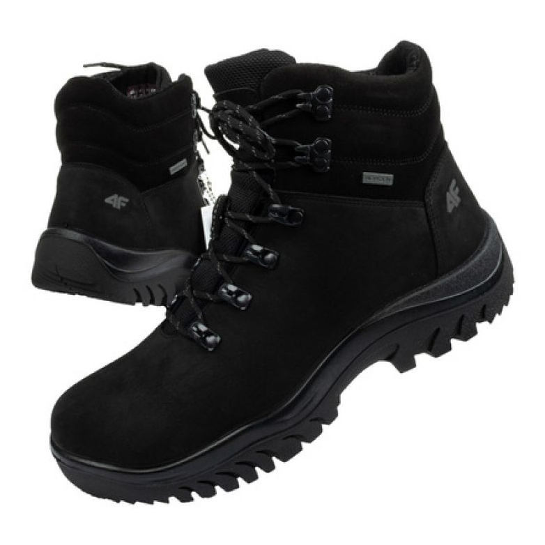 4F M OBMH255 21S pantofi trekking negru