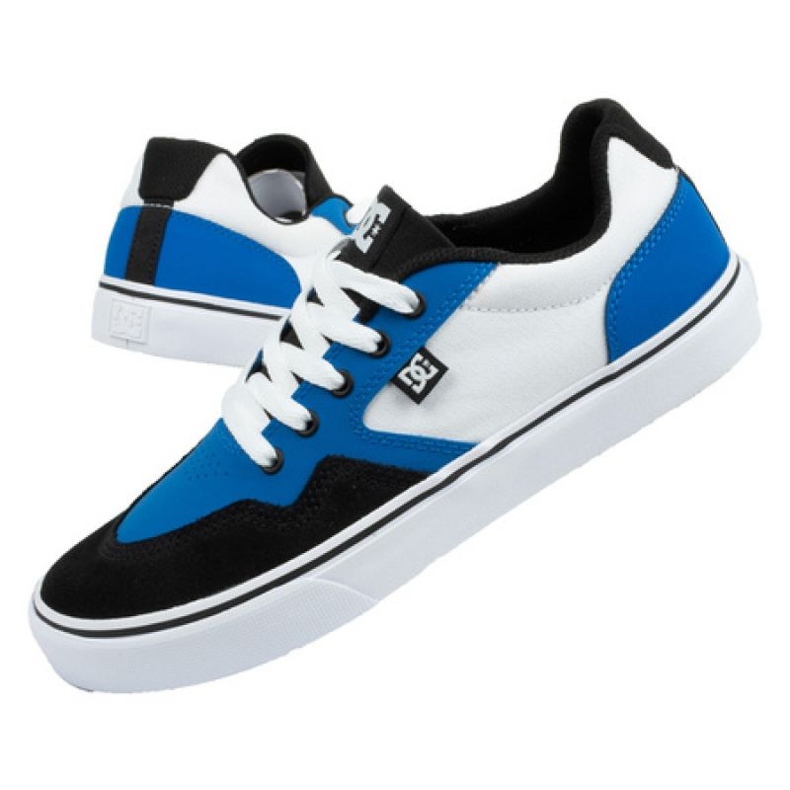 Pantofi DC Shoes Rowlan 300500-XWBK alb