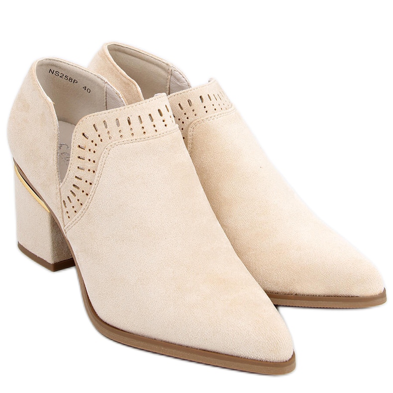 Pantofi cu toc Aila Beige bej Pantofi cu toc Aila Beige bej