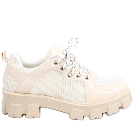 Mocasini cu talpa inalta Asger Beige bej