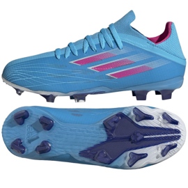 Ghete de fotbal Adidas X Speedflow.1 Fg Jr GW7461 albastru albastru