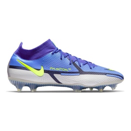 Pantofi de fotbal Nike Phantom GT2 Dynamic Fit Elite Fg M CZ9889-570 albastru / argintiu albastru