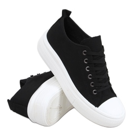Tenisi dama Ebba Black negru