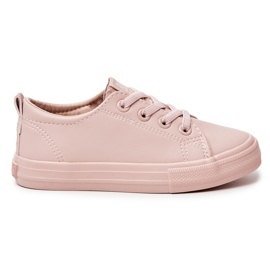 Pantofi din piele Big Star JJ374022 Nud roz Pantofi din piele Big Star JJ374022 Nud roz