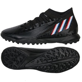 Ghete de fotbal Adidas Predator Edge.3 Tf M GX2628 negru negru Ghete de fotbal Adidas Predator Edge.3 Tf M GX2628 negru negru