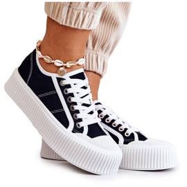 FB2 Pantofi Joși Pe Platforma Neagră Mischa negru FB2 Pantofi Joși Pe Platforma Neagră Mischa negru