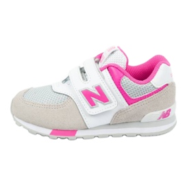 Pantofi New Balance Jr IV574FNG alb Pantofi New Balance Jr IV574FNG alb