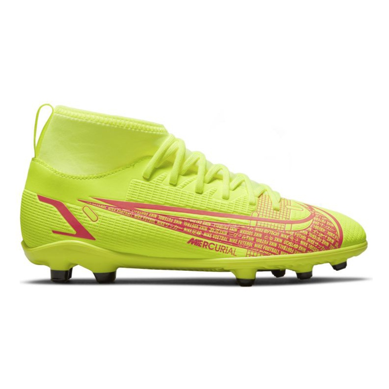Pantofi de fotbal Nike Mercurial Superfly 8 Club Mg Jr CV0790-760 verde verde Pantofi de fotbal Nike Mercurial Superfly 8 Club Mg Jr CV0790-760 verde verde