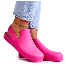 FS1 Saboți din cauciuc la modă Fuchsia Meriko roz FS1 Saboți din cauciuc la modă Fuchsia Meriko roz