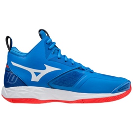 Pantofi de volei Mizuno Wave Momentum 2 Mid M V1GA211724 albastru albastru