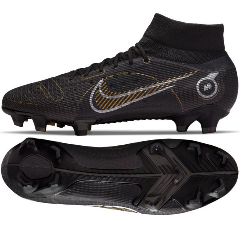 Pantofi de fotbal Nike Mercurial Superfly 8 Pro Fg M DJ2848 007 negru negru Pantofi de fotbal Nike Mercurial Superfly 8 Pro Fg M DJ2848 007 negru negru