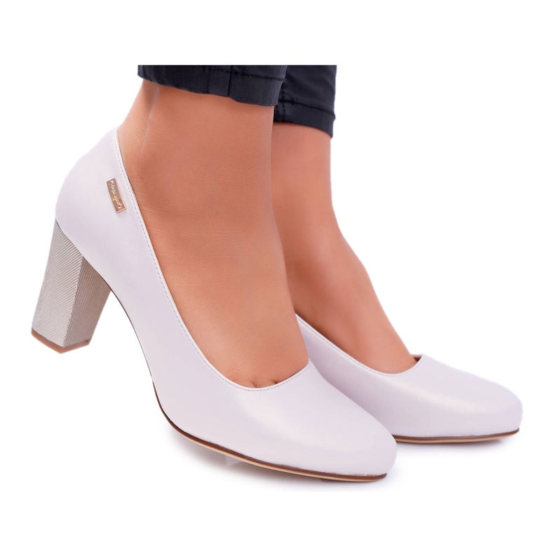 Pompe de damă Sergio Leone PB130 Bej Perlat Chihlimbar