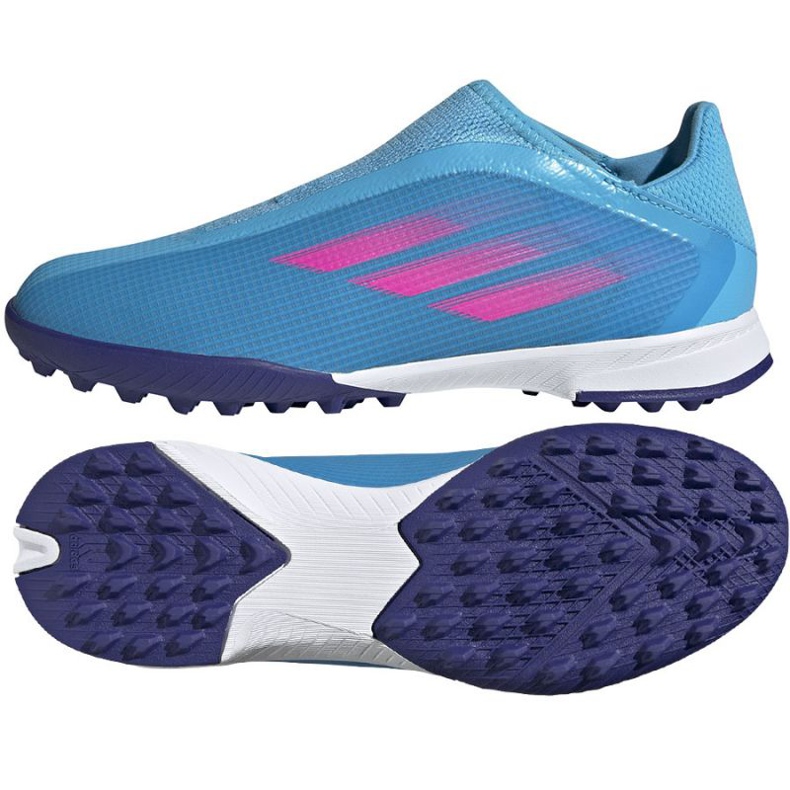 Adidas X Speedflow.3 Ll Tf J Jr GW7501 albastru albastru