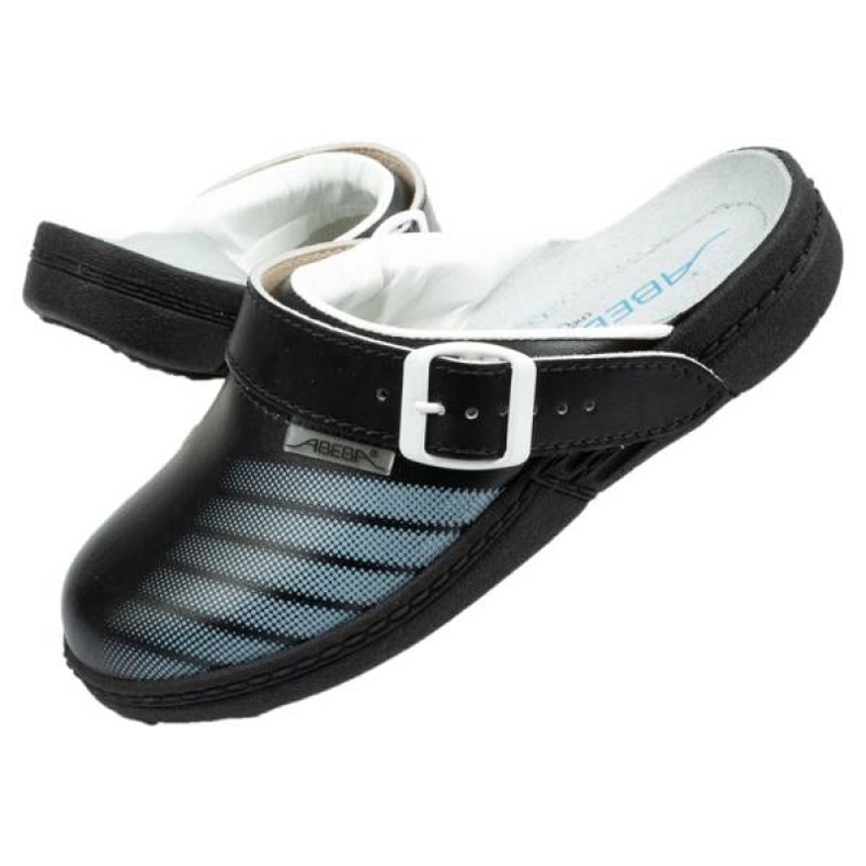 Pantofi medicali Abeba U 7212 papuci negru
