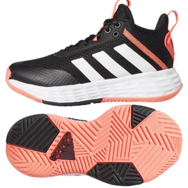 Pantof de baschet Adidas OwnTheGame 2.0 Jr GZ0619 negru negru