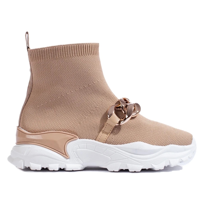 Pantofi Slip-on Cu Lant maro